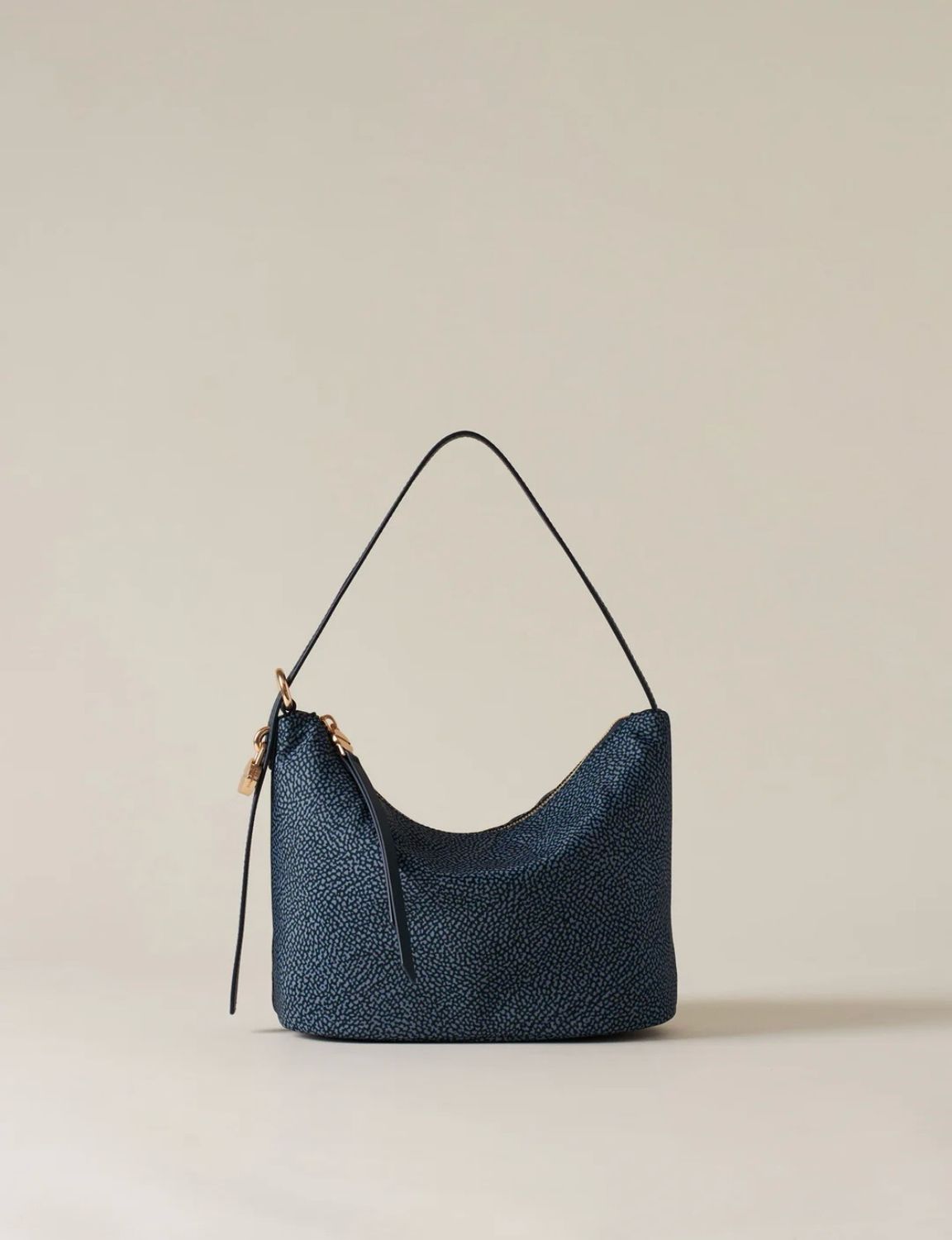 Borsa Borbonese Secchiello Small Op Blu Lapis