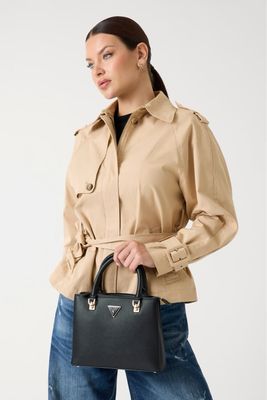 Borsa a mano Guess Noelle saffiano