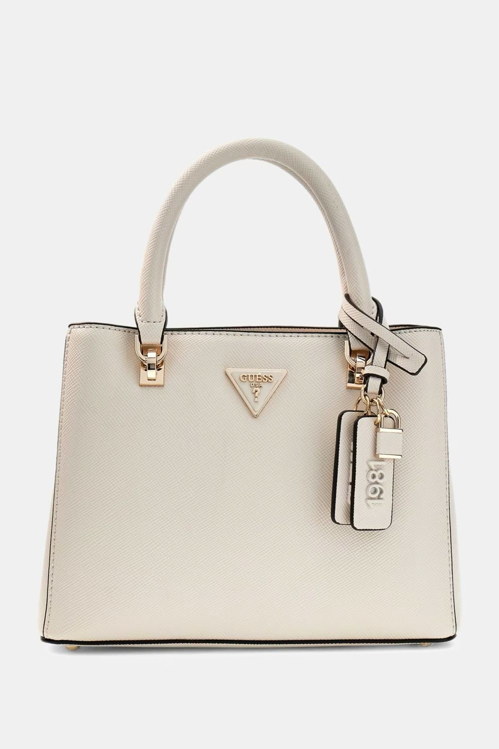 Borsa a mano Guess Noelle saffiano