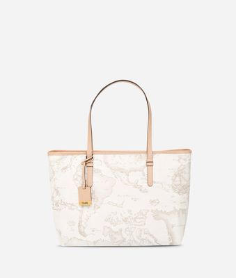 Alviero Martini Prima Classe Shopping Geo White Grande