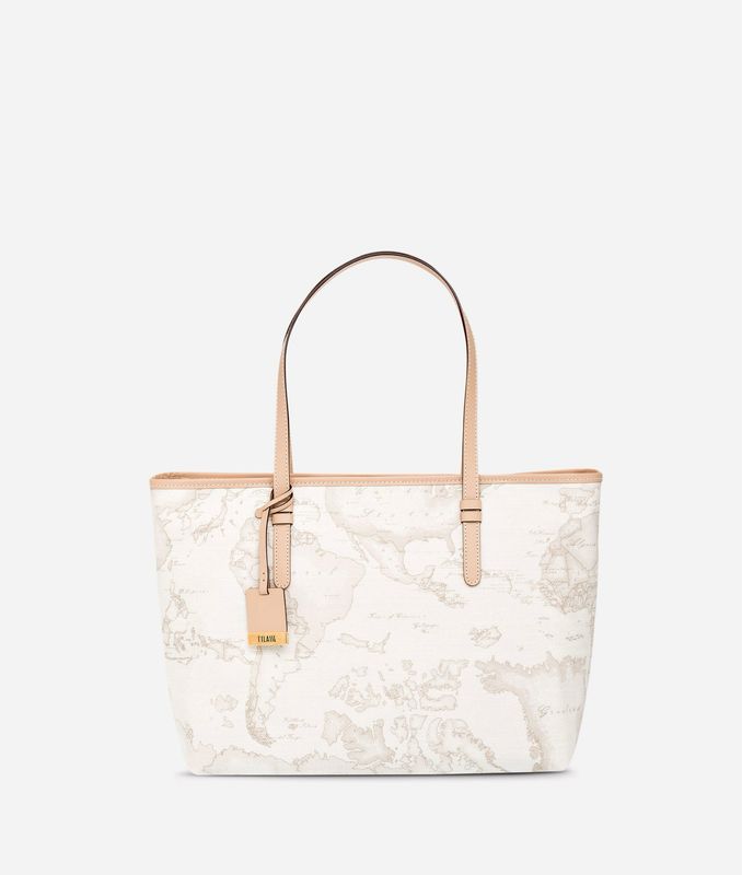 Alviero Martini Prima Classe Shopping Geo White Grande