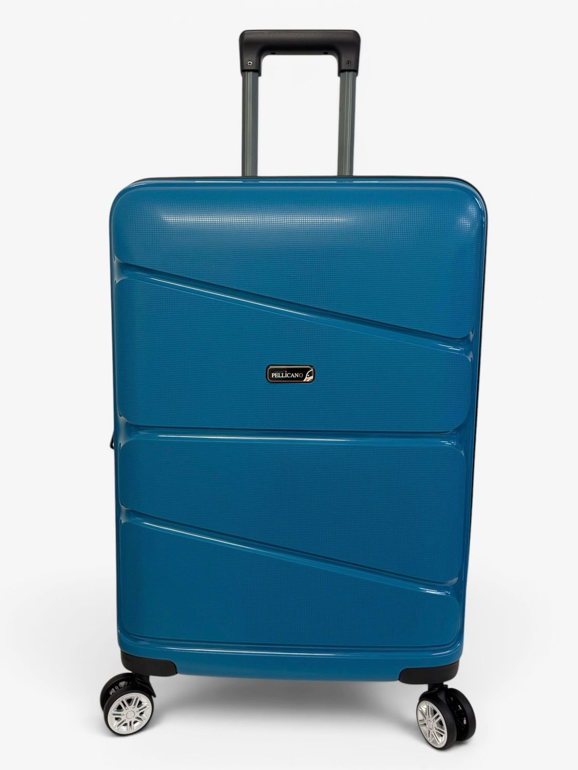 New Pop Pellicano Trolley 4 ruote Ultra Flex Medio Ottanio New Pop Pellicano Trolley 4 ruote Ultra Flex Medio Ottanio