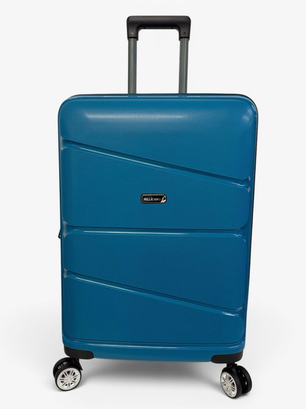 New Pop Pellicano Trolley 4 ruote Ultra Flex Medio Ottanio New Pop Pellicano Trolley 4 ruote Ultra Flex Medio Ottanio