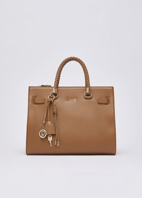 Borsa Liu Jo Media a mano con tracolla Cognac