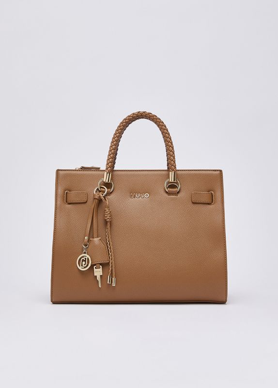 Borsa Liu Jo Media a mano con tracolla Cognac Borsa Liu Jo Media a mano con tracolla Cognac