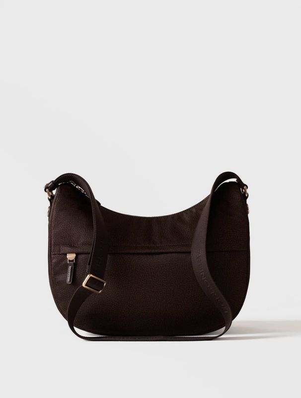 Borbonese B-Club Luna bag Medium OP Cioccolato Borbonese B-Club Luna bag Medium OP Cioccolato