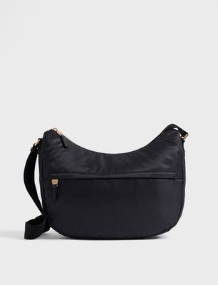Borbonese B-Club Luna bag Medium OP Dark Black Nera