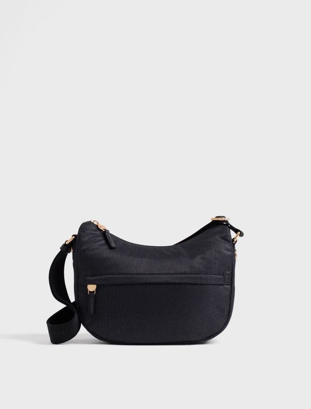 Borbonese B-Club Luna bag Small Dark Black