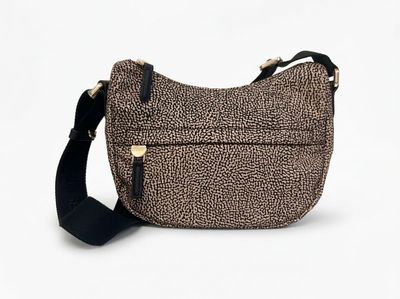 Borbonese B-Club Luna bag Mini Op Natural/Black