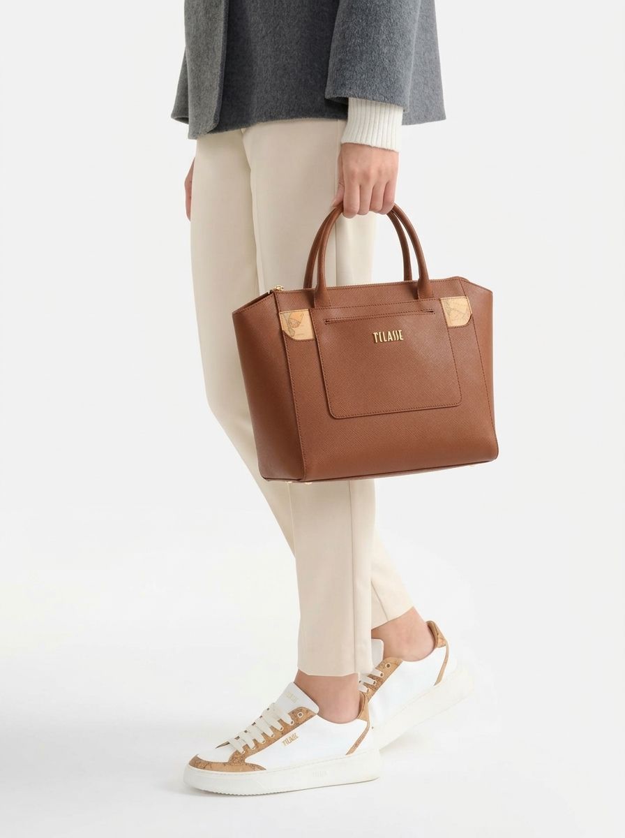 Alviero Martini Prima Classe Borsa a Mano con tracolla West City Castagna Alviero Martini Prima Classe Borsa a Mano con tracolla West City Castagna