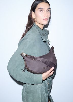 Borsa Liu Jo Hobo piccola con tracolla Testa di Moro