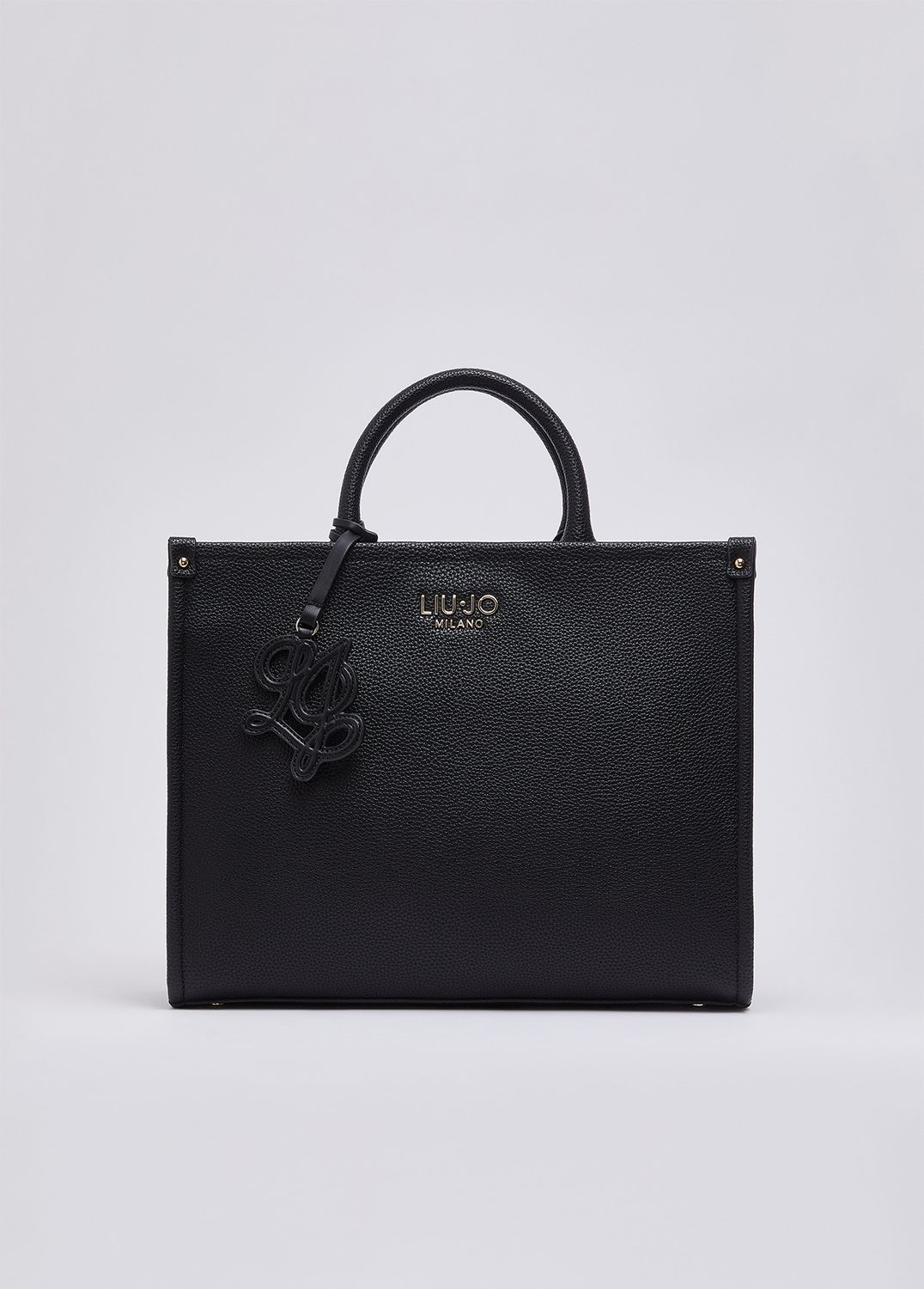 Liu Jo Borsa a mano media con charm Nera