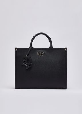 Liu Jo Borsa a mano media con charm Nera