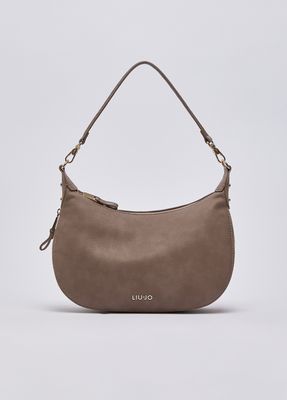 Borsa Liu Jo Hobo Media con tracolla Moka
