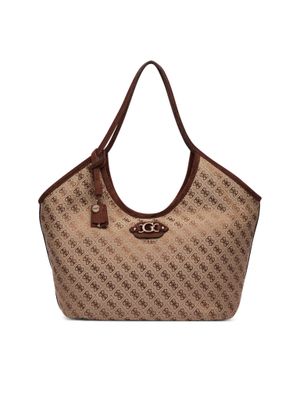 Shopper GUESS Samantha Tote Latte Logo/Brown Shopper GUESS Samantha Tote Latte Logo/Brown
