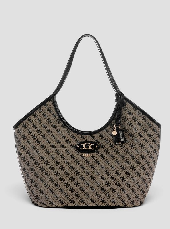 Shopper GUESS Samantha Tote Black Logo Shopper GUESS Samantha Tote Black Logo