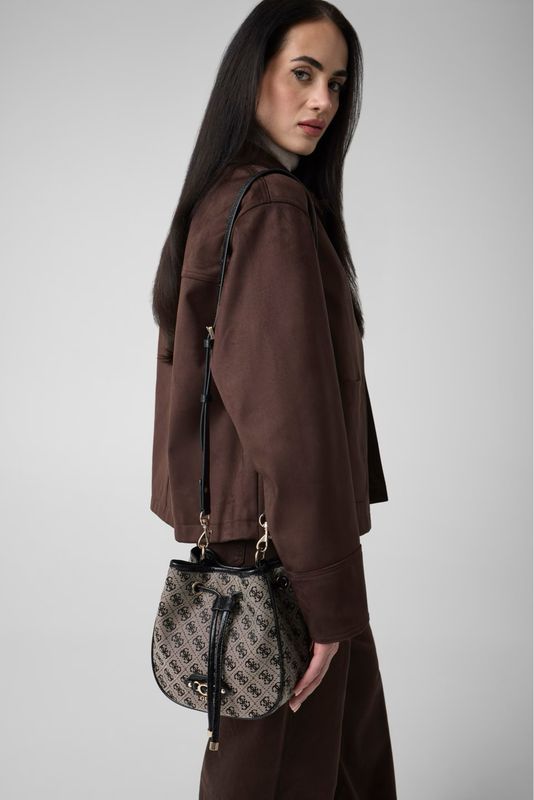 Mini secchiello GUESS Samantha Mini Black Logo Mini secchiello GUESS Samantha Mini Black Logo