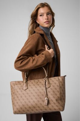 Borsa GUESS Marissa Logo Tote Latte Logo Borsa GUESS Marissa Logo Tote Latte Logo