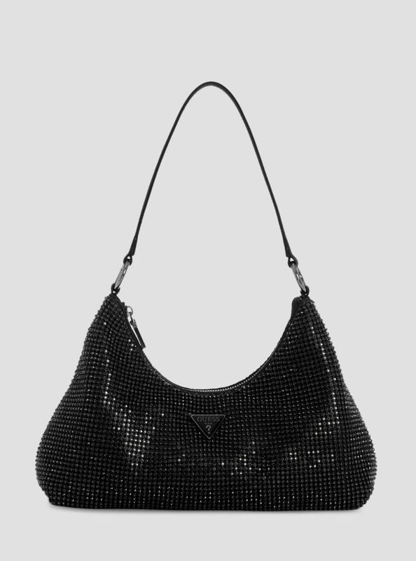 Borsa a spalla GUESS Jewels Nera con Strass Borsa a spalla GUESS Jewels Nera con Strass