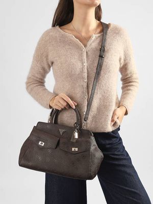 Borsa GUESS Blake Logo Marrone Borsa GUESS Blake Logo Marrone