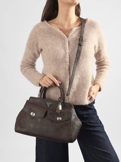 Borsa GUESS Blake Logo Marrone Borsa GUESS Blake Logo Marrone