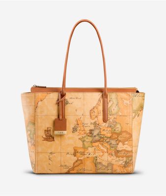 Alviero Martini Prima Classe Geo Classic Borsa shopping grande