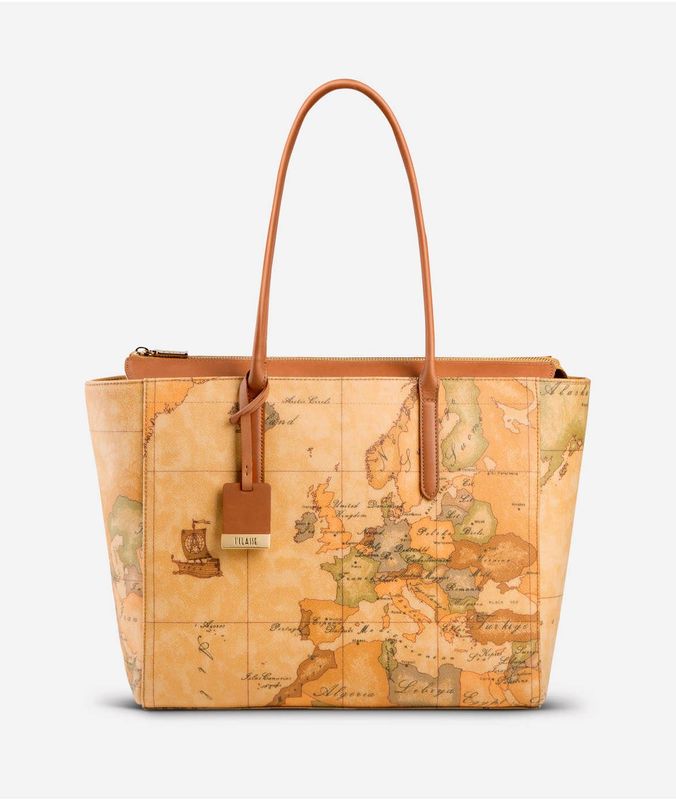 Alviero Martini Prima Classe Geo Classic Borsa shopping grande Alviero Martini Prima Classe Geo Classic Borsa shopping grande