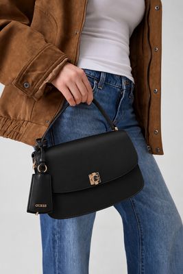 Borsa a tracolla GUESS Audrey Black VG973421