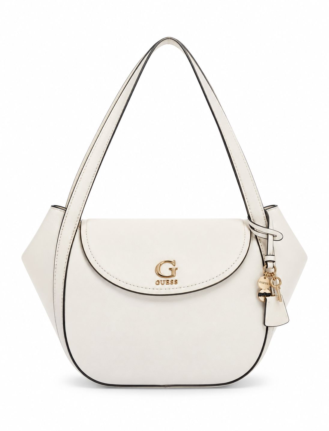 Borsa a spalla GUESS Coleen Off White BG973919