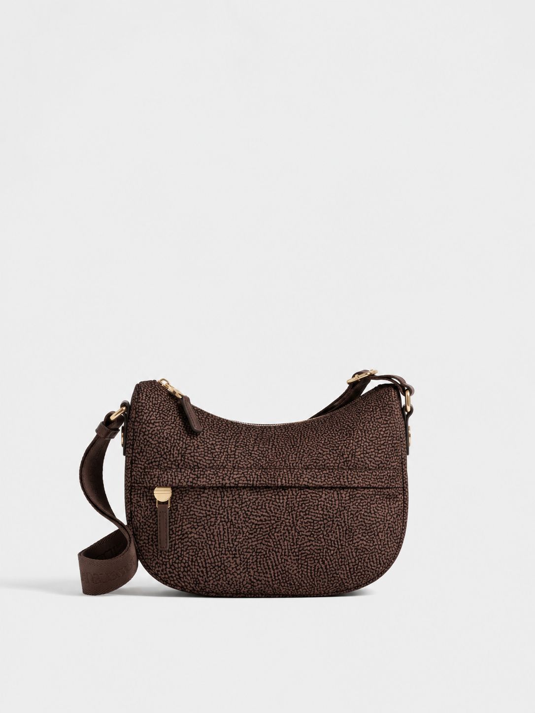 Borbonese Luna Bag Small Chestnut Borbonese Luna Bag Small Chestnut