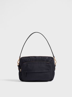 Borbonese B-Club Camera Case Medium Dark Black Borbonese B-Club Camera Case Medium Dark Black