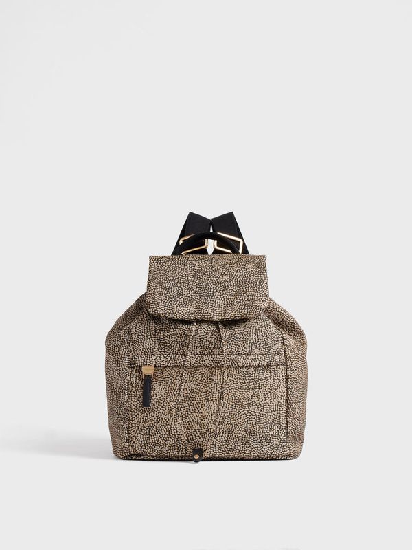 Borbonese B-Club Zaino OP Naturale Nero Borbonese B-Club Zaino OP Naturale Nero