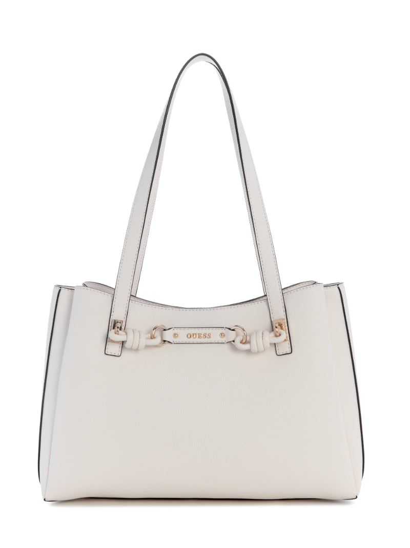Borsa shopper GUESS Camelia 3 Comp Tote Off White Borsa shopper GUESS Camelia 3 Comp Tote Off White