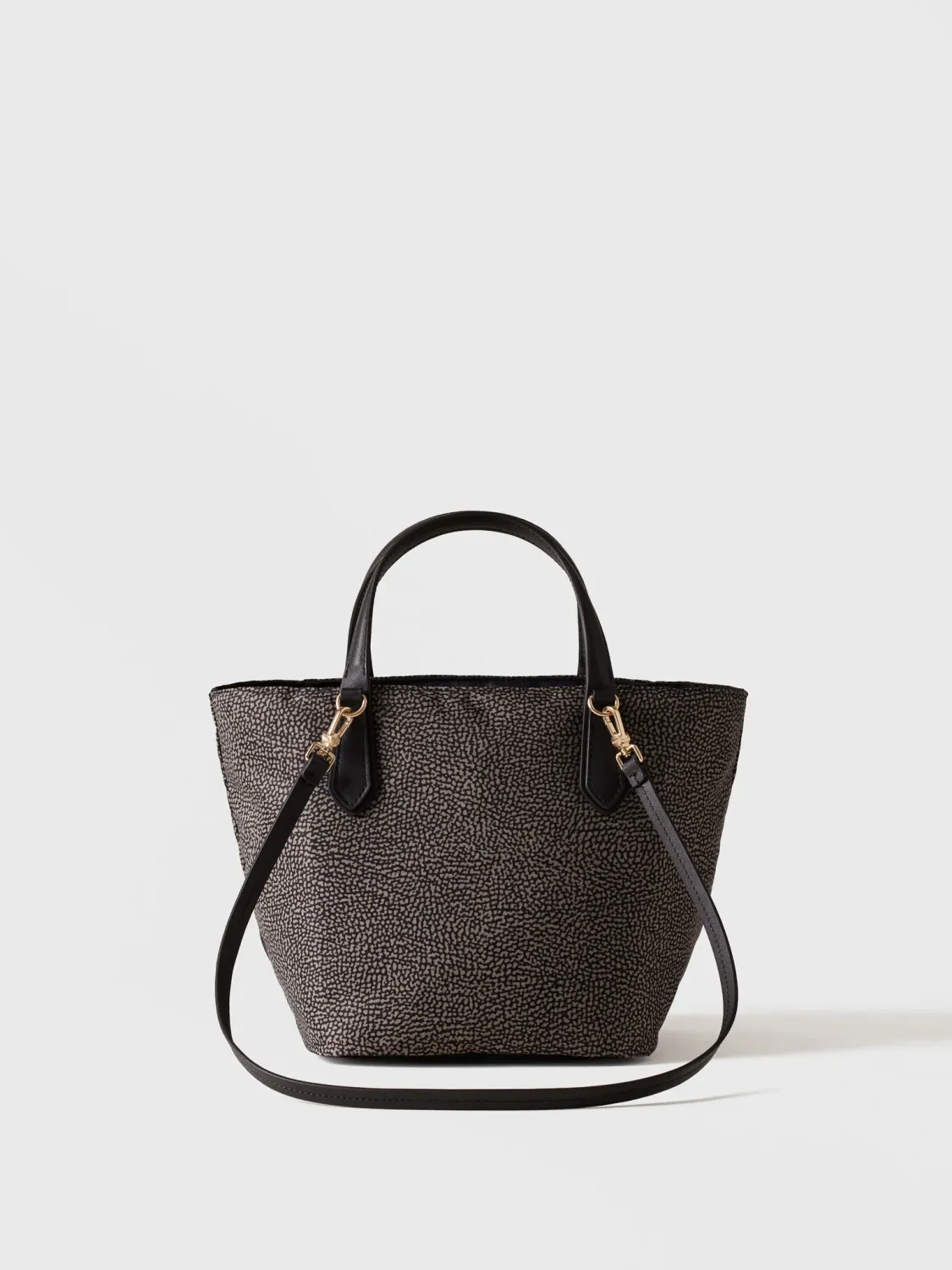 Borsa Borbonese B-Escape Shopping Small Catrame/Nero