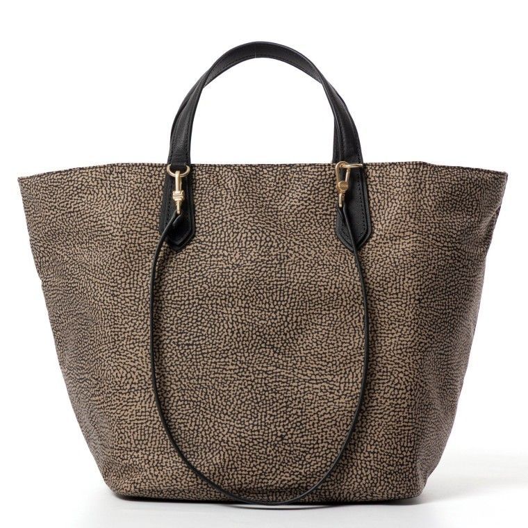 Borbonese B-Escape Shopping Medium OP Naturale