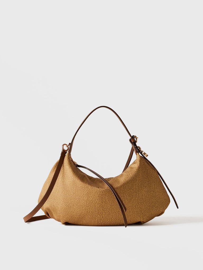 Borsa Borbonese Privé Hobo Small Curry Borsa Borbonese Privé Hobo Small Curry