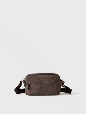 Borsa Borbonese B-Club Camera Case Small Catrame/Cenere Borsa Borbonese B-Club Camera Case Small Catrame/Cenere