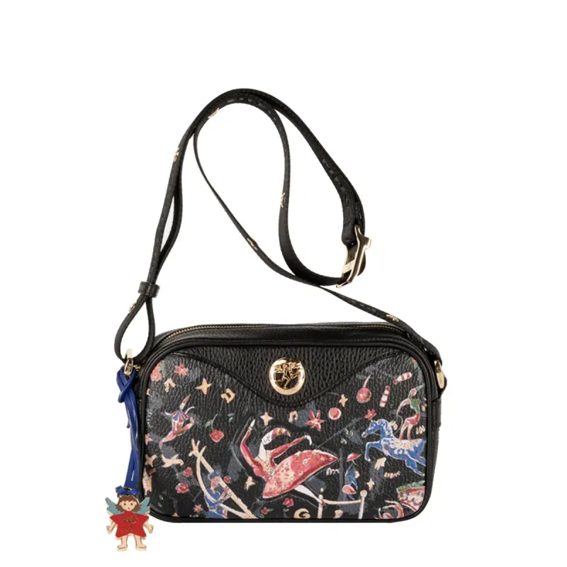 Borsa a tracolla Piero Guidi Ursula Magic Circus Nero Borsa a tracolla Piero Guidi Ursula Magic Circus Nero
