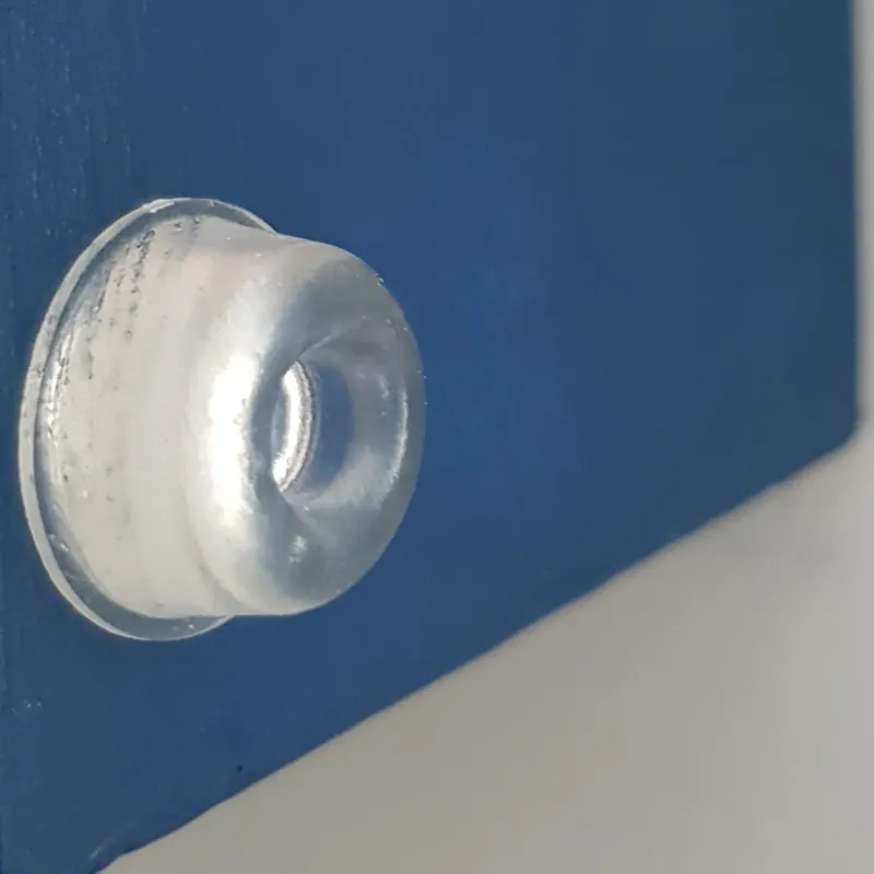 Self Adhesive Recessed Rubber Feet - 22.3 mm x 10.1 mm