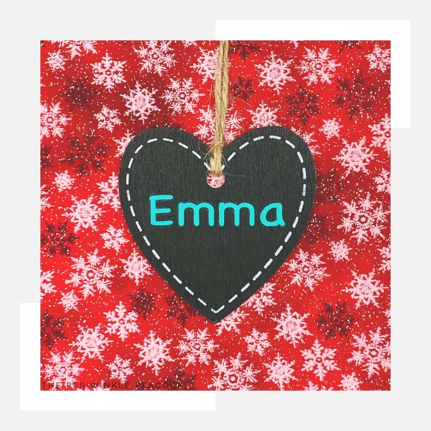 Custom Heart Ornament