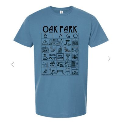 Oak Park BINGO Adult SIZE LARGE- Slate Blue