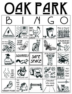 Oak Park BINGO Tote