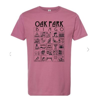 Oak Park BINGO Adult SIZE LARGE- Cassis Pink