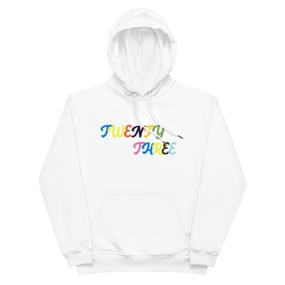Unisex Hoodie ,,Twentythree-Colorful Unisex Hoodie ,,Twentythree-Colorful" (white)