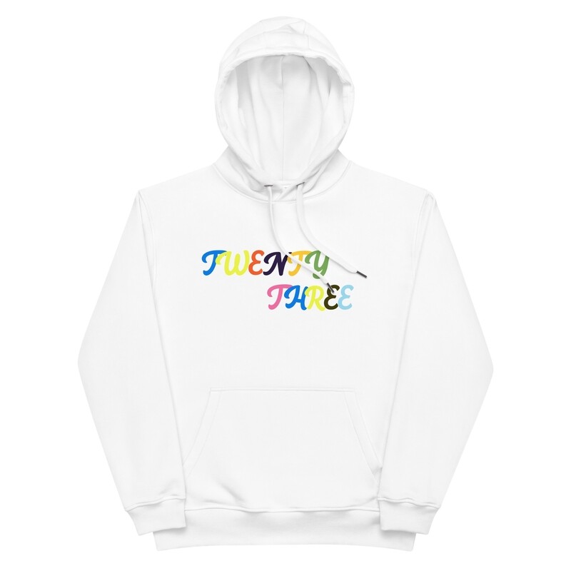 Unisex Hoodie ,,Twentythree-Colorful Unisex Hoodie ,,Twentythree-Colorful" (white)