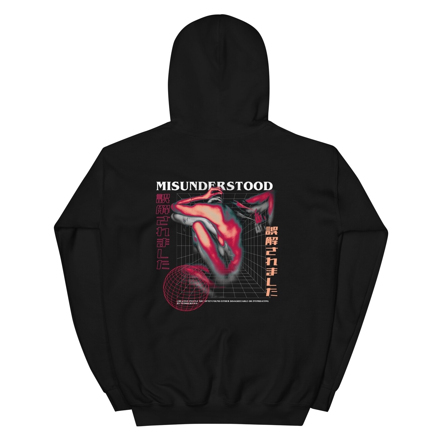 Unisex Hoodie ,,Misunderstood" (black)