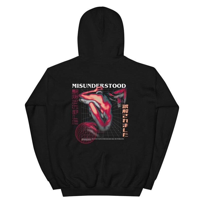 Unisex Hoodie ,,Misunderstood" (black)