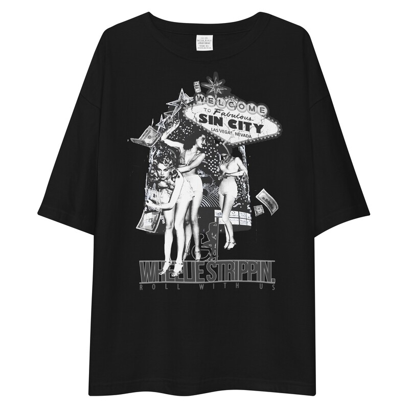 Unisex Oversize Shirt ,,Sin City Unisex Oversize Shirt ,,Sin City" (black)