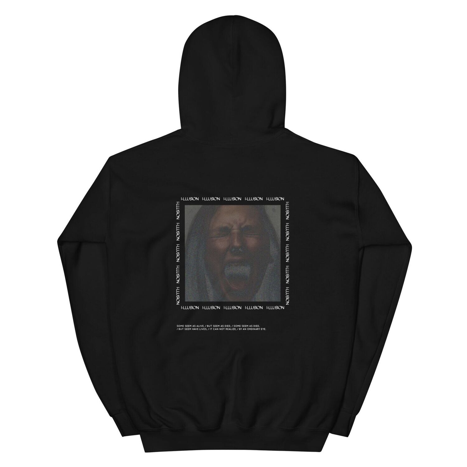 Unisex Hoodie ,,Illusion" (black)