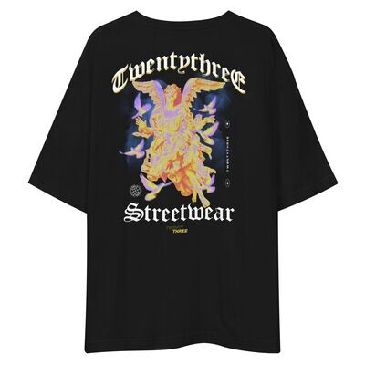 Unisex Oversize Shirt ,, Twentythree Angel" (black)